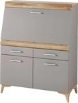 Innostyle Sekret&auml;r "SECRET" Stauraumschrank, mit Monitor-/Laptopfach, Soft-Close,
