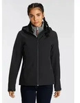 Softshelljacke ICEPEAK "BRENHAM", Damen, Gr. 38, schwarz, Softshell, Obermaterial: