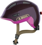 ABUS Fahrradhelm "SMILEY 3.0 ACE LED" royal lila