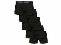 Boxershorts URBAN CLASSICS "Urban Classics Herren Organic Boxer Shorts 5-Pack" Gr. M,