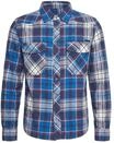 Langarmhemd BRANDIT "Brandit Herren Checked Shirt", Herren, Gr. S, US-Gr&ouml;&szlig;en, navy,