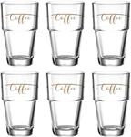 LEONARDO Latte-Macchiato-Glas "Gl&auml;ser-Set SOLO "Coffee"" 410 ml, 6-teilig
