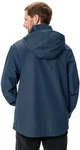 Regenjacke VAUDE "Men's Escape Light Jacket", Herren, Gr. S, blau (schwarz sea uni),