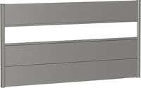 Biohort Sichtschutzelement 3 Metall-Paneele, 1 Acrylglas-Paneel und 2 Schienen, LxH: