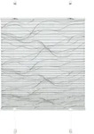 Plissee GARDINIA "EASYFIX Katy Wave mit 2 Bedienschienen" Gr. 6, wei&szlig;, B:100cm
