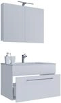 VCM Waschtisch "3-tlg. Waschplatz Waschtisch Badinos Schublade SC" 3 Stk. tlg.