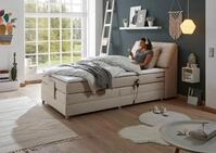 ED EXCITING DESIGN Boxspringbett "Carpino wahlweise in den Breiten 120cm oder...