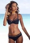Bikini-Hose LASCANA "Adele", Damen, Gr. 34, N-Gr, schwarz (schwarz, leo),