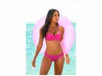 Bikini-Hose S.OLIVER "Spain" Gr. 32, N-Gr, pink Damen Badehosen Ocean Blue mit