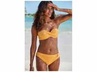 Bikini-Hose S.OLIVER "Rome" Gr. 36, N-Gr, gelb Damen Badehosen Ocean Blue
