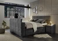 ED EXCITING DESIGN Boxspringbett "Denver" inkl. 1 bzw. 2 Bettk&auml;sten, motorisierte