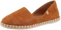 Espadrille VERBENAS "CARMEN SERRAJE", Damen, Gr. 39, braun (cognac), Veloursleder,