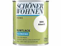 SCHÖNER WOHNEN FARBE Lack "Home Buntlack", 750 ml, altweiß, glänzend, ideal für
