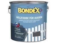 BONDEX Wetterschutzfarbe "HOLZFARBE FÜR AUSSEN" Farben Gr. 7,5 l, grau (anthrazit)