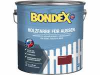 BONDEX Wetterschutzfarbe "HOLZFARBE FÜR AUSSEN" Farben Gr. 7,5 l, rot (schwedenrot)