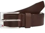 Lederg&uuml;rtel TOMMY HILFIGER "New Aly Belt 3,5 cm breit", Herren, Gr. 110, braun