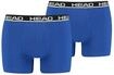 Boxershorts HEAD "Boxershort Basic Boxer 2P 2er Pack", Herren, Gr. XL, blau (blau,