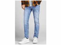 Slim-fit-Jeans JACK & JONES "Glenn" Gr. 30, Länge 34, blau (light, blue) Herren