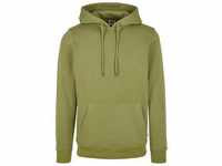 Sweatshirt URBAN CLASSICS "Urban Classics Herren Organic Basic Hoody" Gr. S, grün