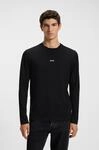 BOSS ORANGE Langarmshirt "TChark" Rundhalsausschnitt, Regular Fit, mit BOSS-Logo