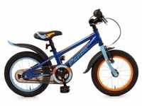 Kinderfahrrad BACHTENKIRCH "Pepp" Fahrräder Gr. 19 cm, 14 Zoll (35,56 cm), blau