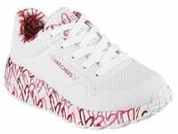 Sneaker SKECHERS KIDS "UNO LITE" Gr. 38, rot (offwhite, rot) Kinder Schuhe