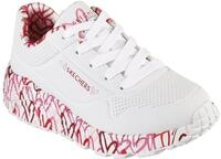 Skechers Sneaker "UNO LITE-LOVELY LUV", Schn&uuml;rschuh mit bedruckter Sohle,