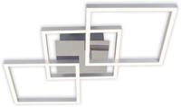 BRILONER LEUCHTEN LED Deckenleuchte "3217018 FRAME", silber (chrom, alu), Leuchten,