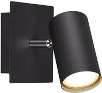 TRIO LEUCHTEN Wandleuchte "Marley", schwarz, 1, H: 15cm, Leuchten, Wandleuchte