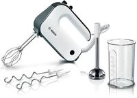 BOSCH Handmixer "MFQ49700, Edelst. R&uuml;hrbesen/Knethaken, Spiralkabel, Mixfu&szlig;,