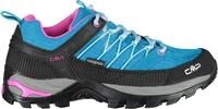 Wanderschuh CMP "Wmns Rigel Low Waterproof", Damen, Gr. 36, blau (aquablau, pink),