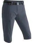 Caprihose MAIER SPORTS "Inara slim 3/4", Damen, Gr. 40, Normalgr&ouml;&szlig;en, grau,...