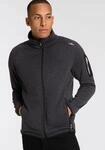 Strickfleecejacke CMP "MAN JACKET", Herren, Gr. 54, grau (ero, glacier), Strick,