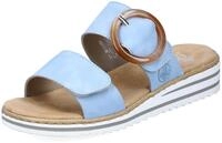 Rieker Pantolette, Keilabsatz, Sommerschuh, Schlappen mit softer Innensohle