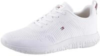 Tommy Hilfiger Sneaker "CORPORATE KNIT RIB RUNNER", Freizeitschuh, Halbschuh,