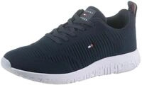 Tommy Hilfiger Sneaker "CORPORATE KNIT RIB RUNNER", Freizeitschuh, Halbschuh,