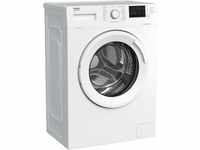 D (A bis G) BEKO Waschmaschine "WML71423R1" Waschmaschinen weiß Frontlader