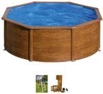 Gre Rundpool "SICILIA inkl. Zubeh&ouml;r" H&ouml;he: 120 cm, in versch. Gr&ouml;&szlig;en erh&auml;ltlich