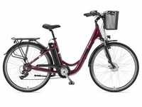 E-Bike TELEFUNKEN "Multitalent RC822" E-Bikes Gr. 48 cm, 28 Zoll (71,12 cm), rot