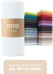 OTTO home Spannbettlaken "Physalis Basic und PREMIUM Qualit&auml;t, 100% Baumwolle,