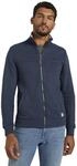 TOM TAILOR Sweatjacke mit halsw&auml;rmendem Stehkragen