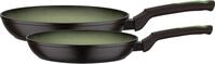 GSW Pfannen-Set "Avocado" Aluminium Set, je 1 Pfanne &Oslash; 24/28 cm, H: 4,5/5,0 cm, -