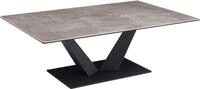 Stolkom Couchtisch "Gisele" 120 cm breit mit Keramikoberfl&auml;che