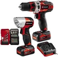 Einhell Akku-Bohrschrauber "TE-CD 12/1 Li +22+CL (2x2.0Ah)" Set, inkl. 2 Akkus und