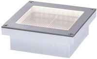 Paulmann LED Einbauleuchte "Brick IP67 100x100mm 3000K 0,8W 25lm 230V Alu, Grau