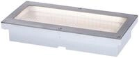 Paulmann LED Einbauleuchte "Brick IP67 200x100mm 3000K 1,6W 50lm 230V Alu, Grau