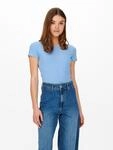 ONLY Rundhalsshirt "ONLEMMA S/S SHORT TOP NOOS JRS" Rundhals, modisch, regular...
