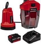 Einhell Klarwasserpumpe "GE-SP 18 LL Li" inkl. Akku und Schnellladeger&auml;t
