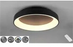 TRIO LEUCHTEN LED Deckenleuchte "GIRONA", schwarz, 1, &Oslash; 60cm H: 12cm, 1 Stk.,