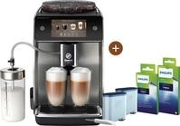 Saeco Kaffeevollautomat "Saeco GranAroma Deluxe SM6685/00" Pflegeset CA6707/10...